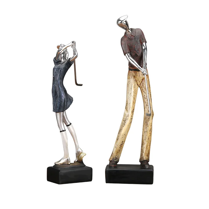 

Статуэтка абстрактных персонажей для гольфа из смолы