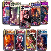 avengers marvely phone cases for samsung galaxy s22 plus s20 s20 fe s20 lite s20 ultra s21 s21 fe ultra back cover coque