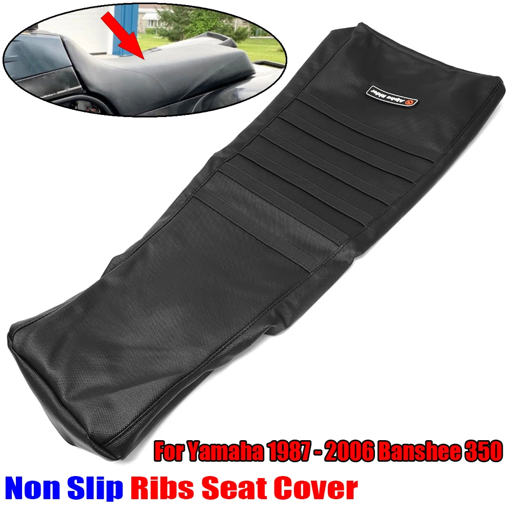 

ATV Non Slip Ribs Seat Cover BLACK For Yamaha 1987 - 2006 Banshee 350 YFZ350 Banshee 350 87-06 Saddle Cover