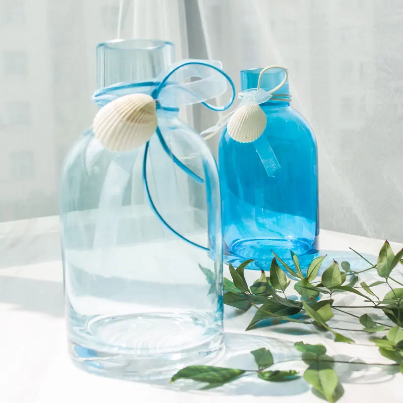 Купить декоративные вазы и кашпо для цветов в морском стиле