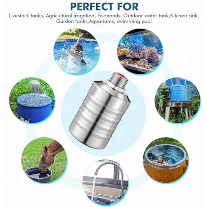 Поплавковый клапан от 1/2 до 3/4 дюйма для воды с автоматическим отключением