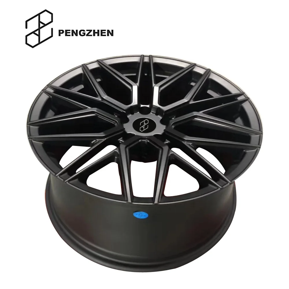 Фото Кованые автомобильные диски Custom Gloss Black 5x120 5x108 18 19 20 21 22 дюйма для Land Rover №3