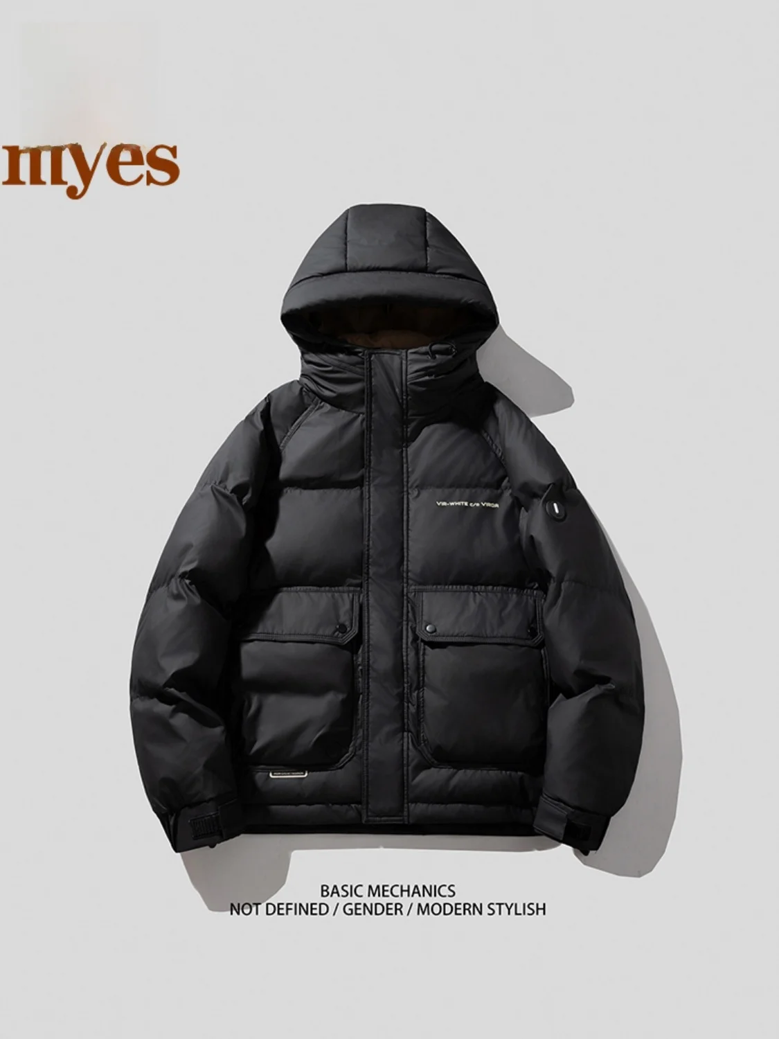Myes90 утолщенный пуховик на утином пуху мужская зима 2024 новая теплая куртка