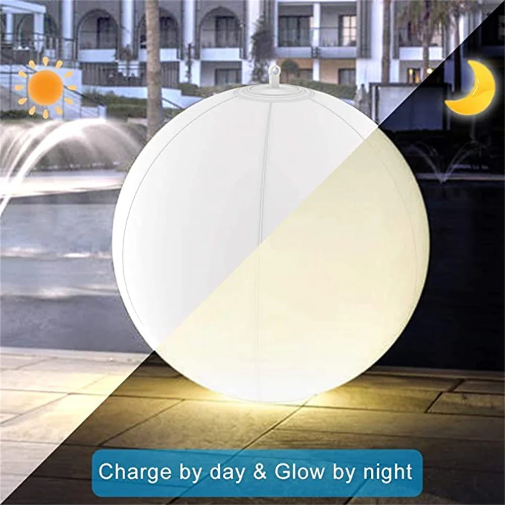 

Solar Floating Pool Lights Outdoor Solar Garden Light Inflatable Floating Ball Light Waterproof Color Changing LED Night Lamp