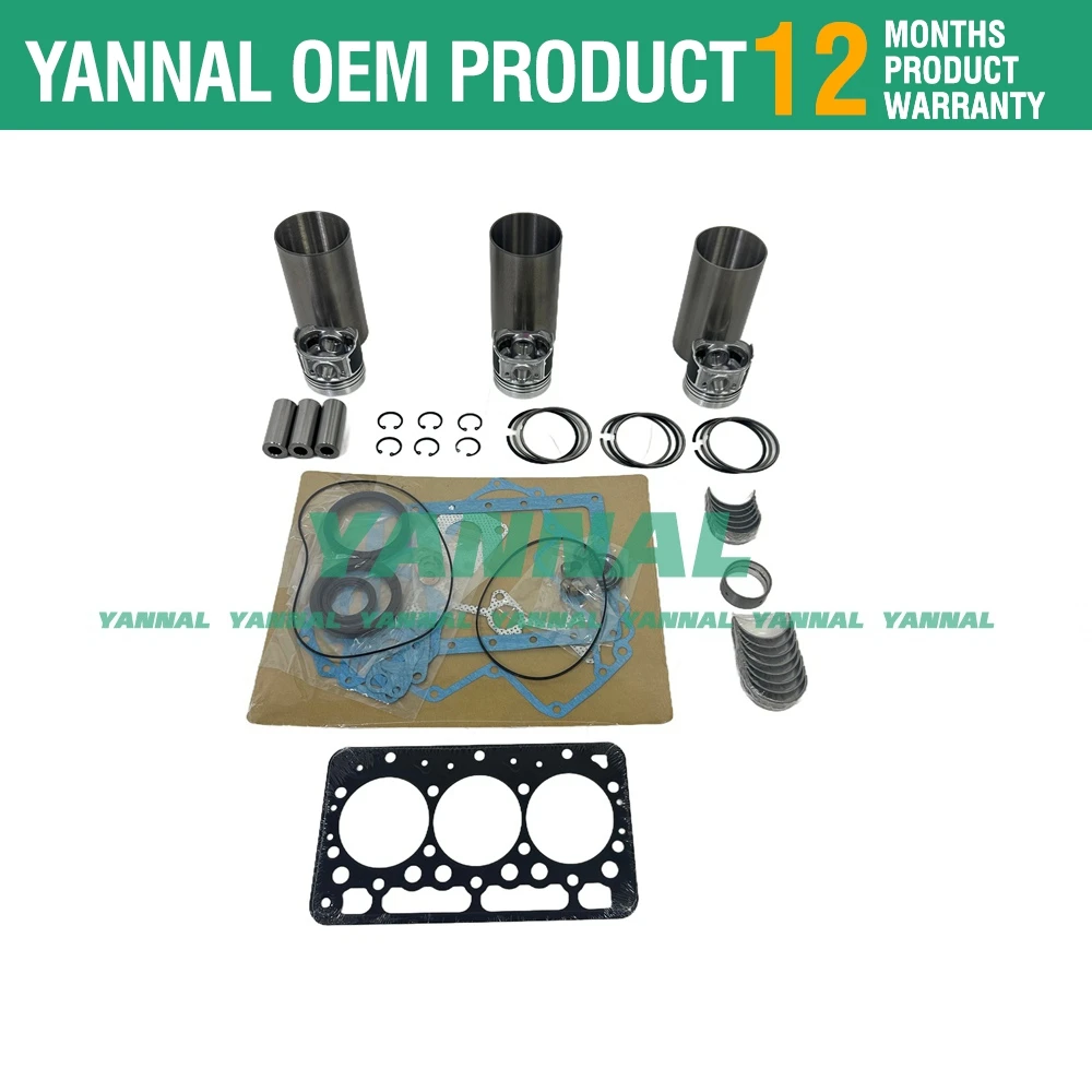 D722 D722EBH D722E Набор для капитального ремонта двигателя Kubota K008 Ремонт экскаватора