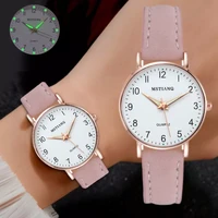 2022 new watch women fashion casual leather belt watches simple ladies small dial quartz clock dress wristwatches reloj muj