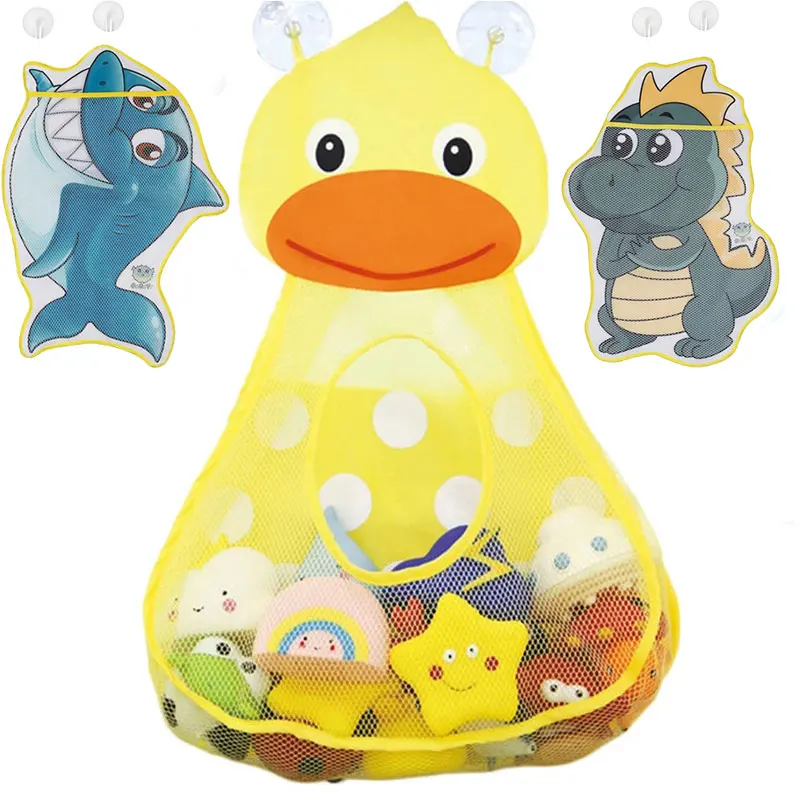 

Сетчатая Сумка для детских игрушек для ванной комнаты, сумка для хранения игрушек, Сетчатая Сумка на присосках, органайзер для водяных игрушек для ванной