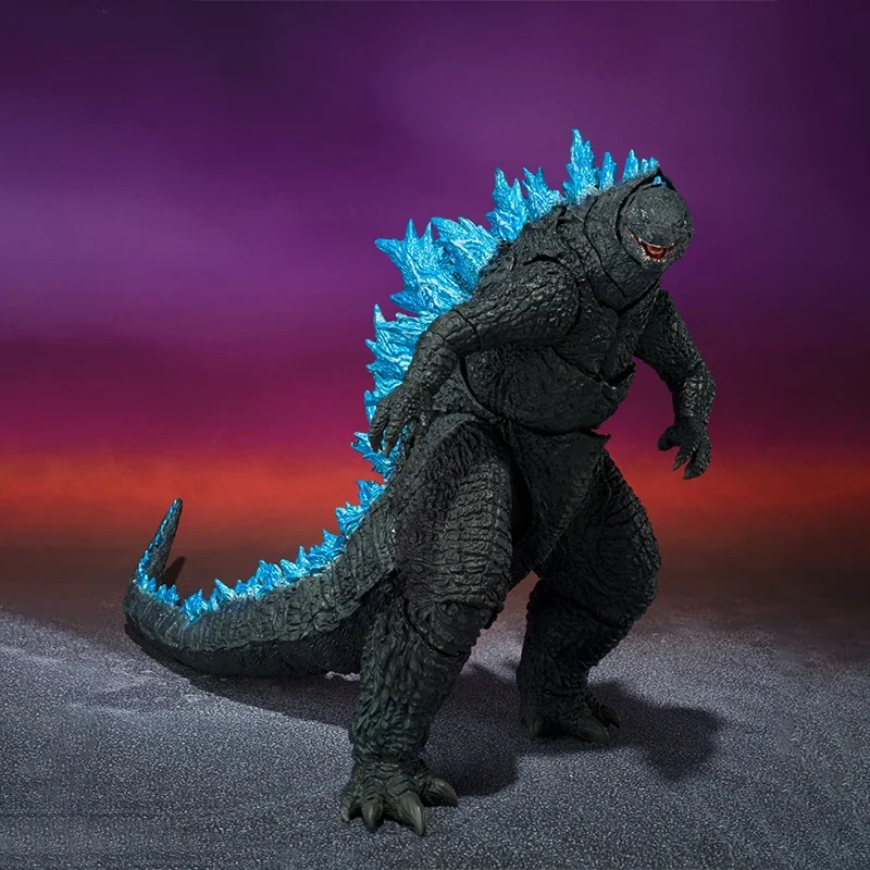 Фото Bandai Original S.H.MonsterArts SHM GODZILLA KONG THE NEW EMPIRE 2024, полный комплект аниме-моделей, готовая игрушка в подарок для ребенка №3