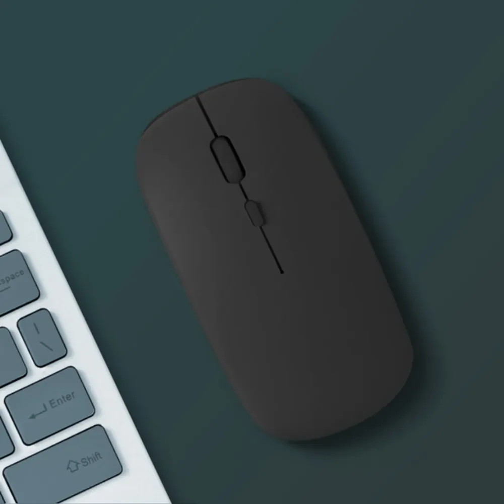 

HMTX Bluetooth Mouse Wireless Mute மவுஸ் For Laptop Computer PC Mini Ultra-Thin Single-Mode Battery Silent சுட்ட Mice Wireless