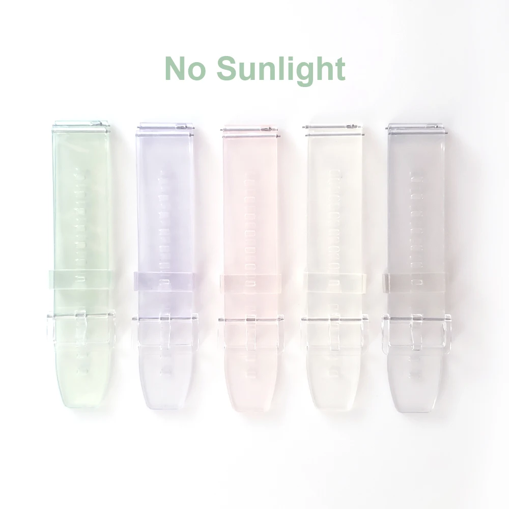 

Ремешок силиконовый для Samsung Galaxy Watch 3 45 мм 41 мм/46 мм 42 мм/Active 2 44 мм 40 мм, прозрачный сменный Браслет из ТПУ