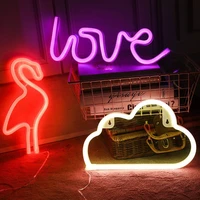 home party decor wall neon small night lights batteryusb powered led neon lights sign