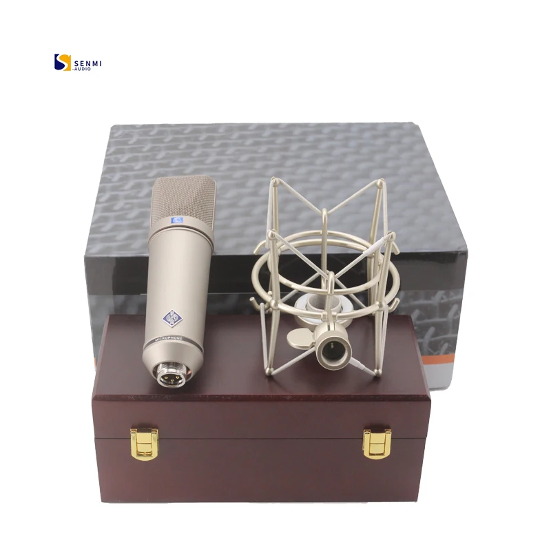 

Popular Recording Condenser Microphone Studio Mic Vintage Microphone For Broadcasting