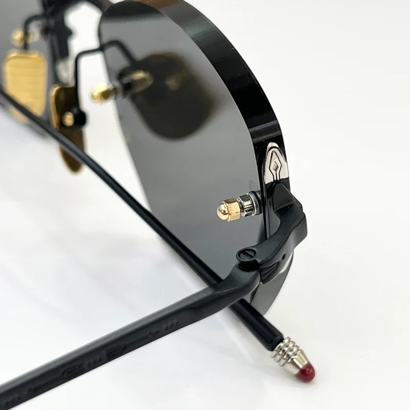 JMM OATMAN новые модные солнцезащитные очки без оправы ручной работы высокого