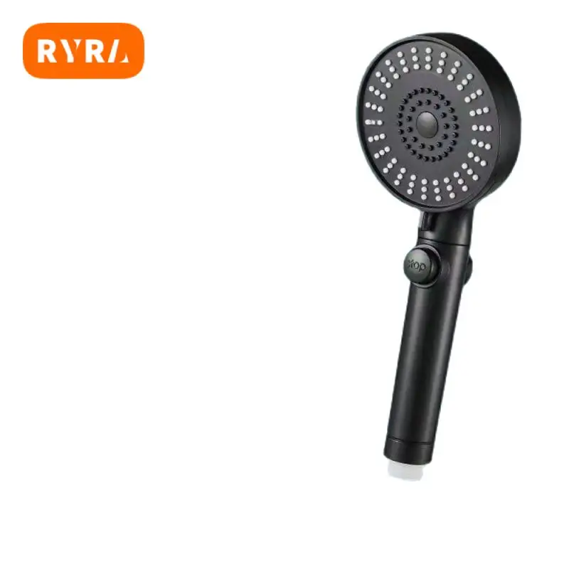 

Shower Mixer High Preassure Bubble One-key Stop Water Pressurized Household Water Heater Shower Head Portable Shower Accessary