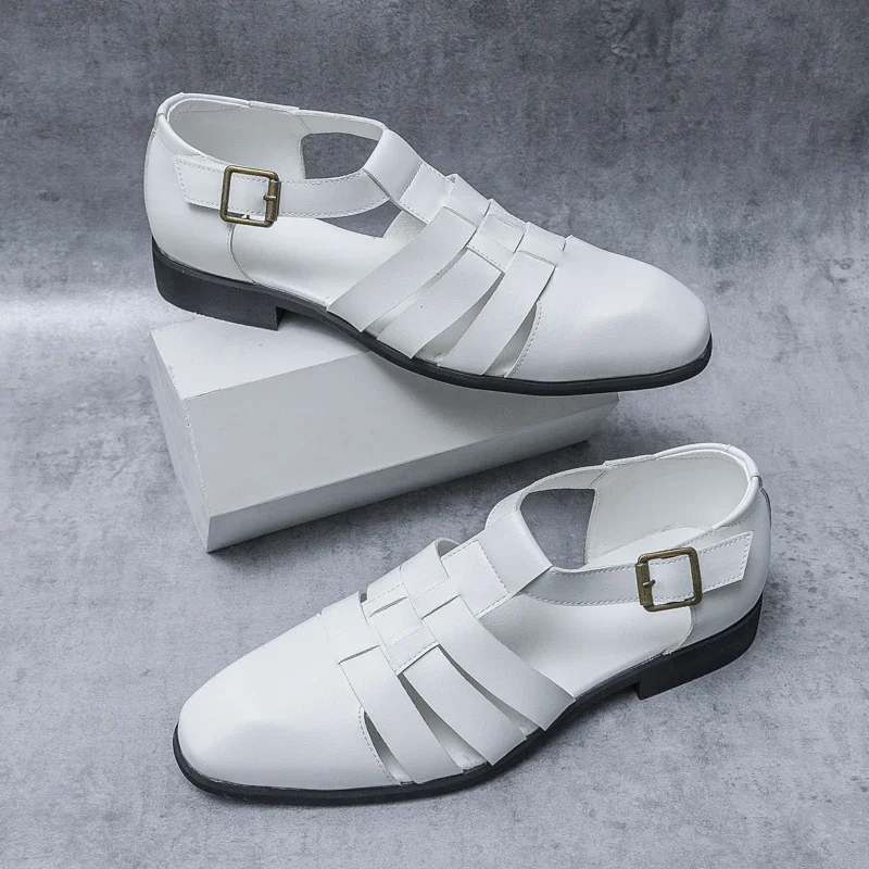 Новые летние мужские уличные сандалии с вырезами пляжная обувь для кемпинга