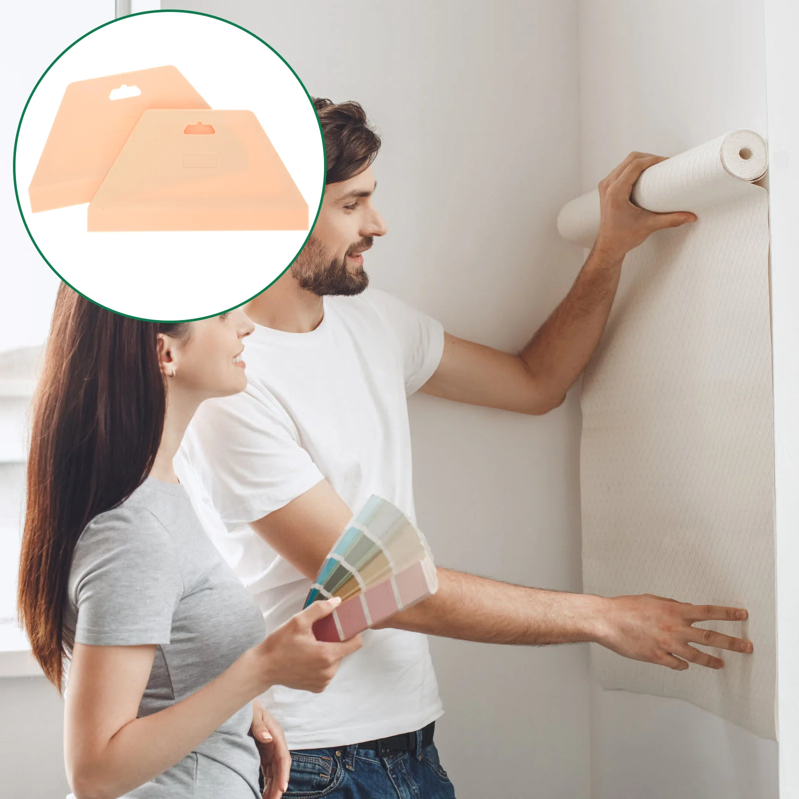 

Tools Wallpaper Tool Smoother Kit Scraper Peel Automatic Otf Paper Wall Smoothing Film Car Stick Kitchen Wrap Improvement Home