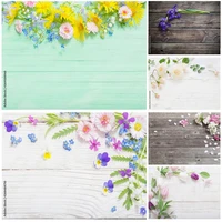 vinyl custom spring photography backdrops props flower wood planks photo studio background 2216 puo 06