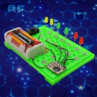 dropshipping durable light water lamp cultivate interest science toys electronic kit flash lamp electronic kit