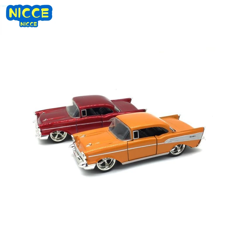 

Классическая модель автомобиля Nicce 1:32 1957 CHEVY BELAIR из литого металлического сплава, модель автомобиля Chevrolet, игрушки для детей, коллекция подар...