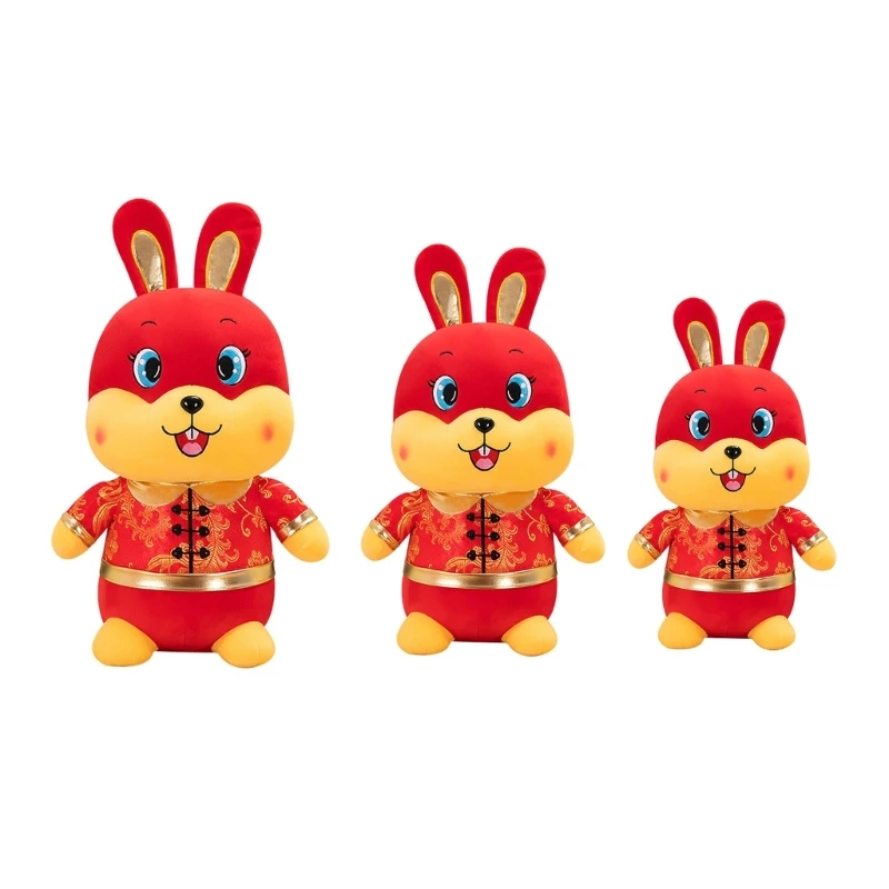 

Кролик-талисман, искусственная кожа, Очаровательное животное, кролик, украшения для дивана в гостиной