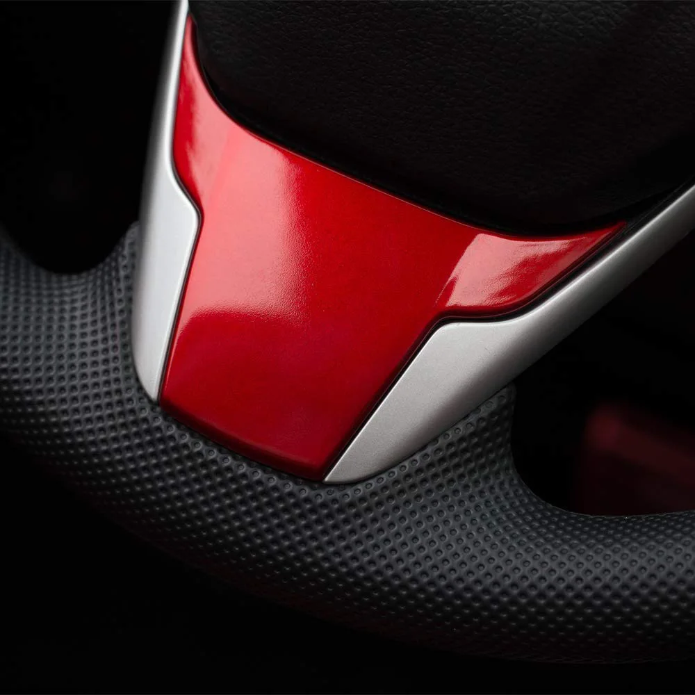 Чехол рулевого колеса автомобиля для 10 Gen Honda Civic 2020 2019 2018 2017 2016 - Red