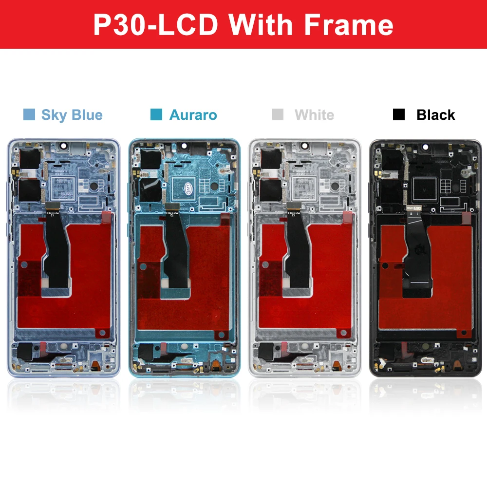 Оригинальный дисплей для Huawei P30 ЖК-дисплей сенсорный экран дигитайзер в сборе с