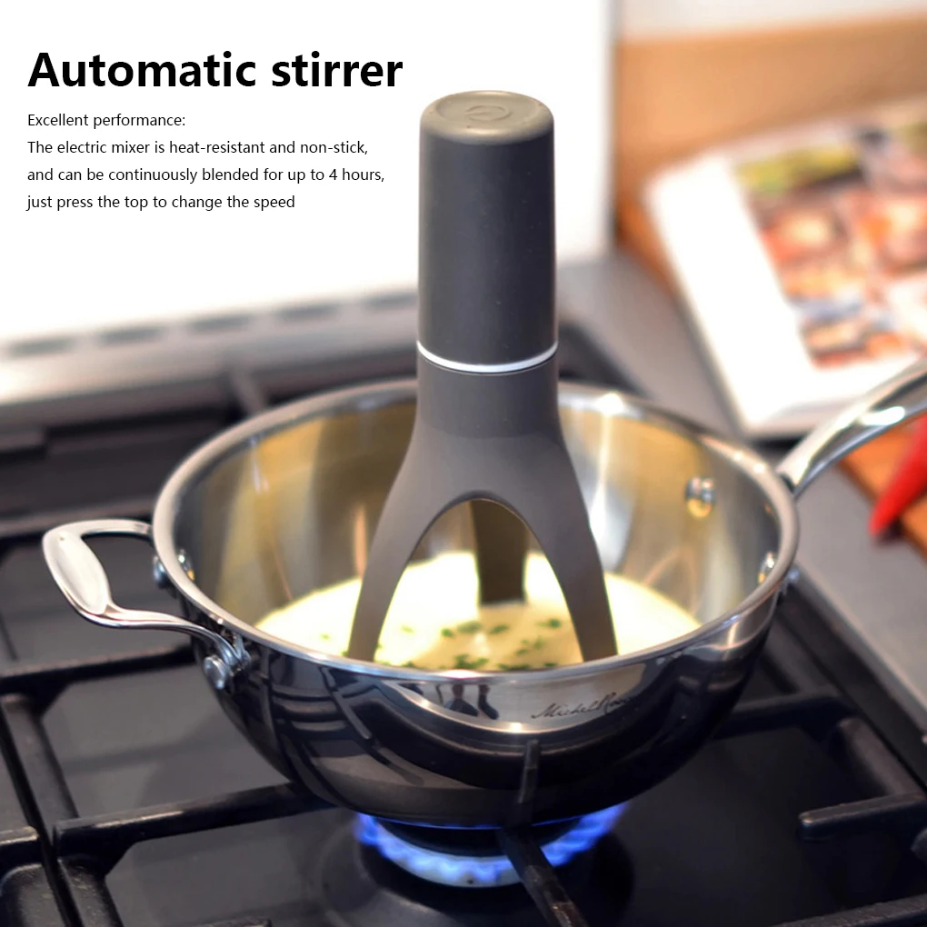 

3 Speed Automatic Whisk Stir Crazy Stick Blender Utensil Egg Beaters Food Sauce Maker Soup Mixer Auto Stirrer Triangle Mixing