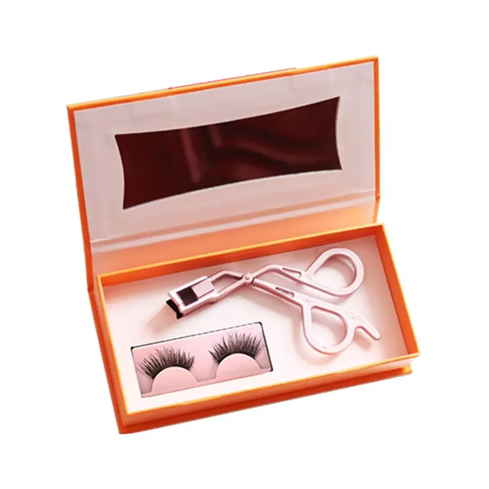 

NEW2023 Handmade Eyelash Curler With Glue-free Quantum Soft False Eyelashes Set Easy To Wear Lashes Set