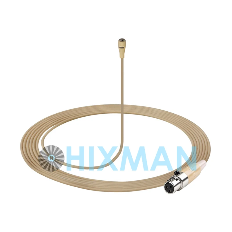 HIXMAN LB1-VP UniDirectional Lav Lavalier Lapel Condenser Microphone For Vocopro BP1 GTD Audio Wireless Transmitter System |