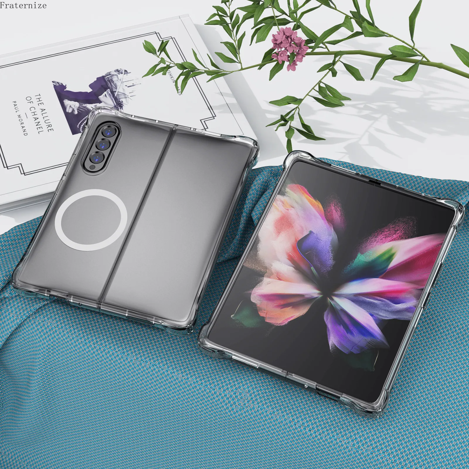 10000 Shockproof Battery charger case For Samsung Galaxy Z Fold 3 5G Magnetic Stand Cover Power Bank For Galaxy Z Fold 4 Funda
