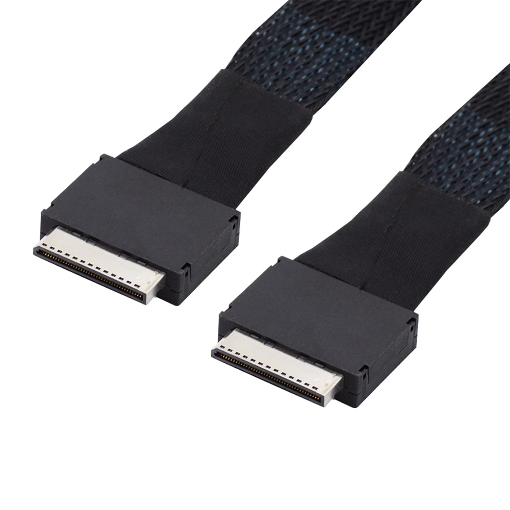 

OCuLink PCIe PCI-Express SFF-8611 8x 8-Lane to OCuLink SFF-8611 8x SSD кабель для передачи данных 50 см