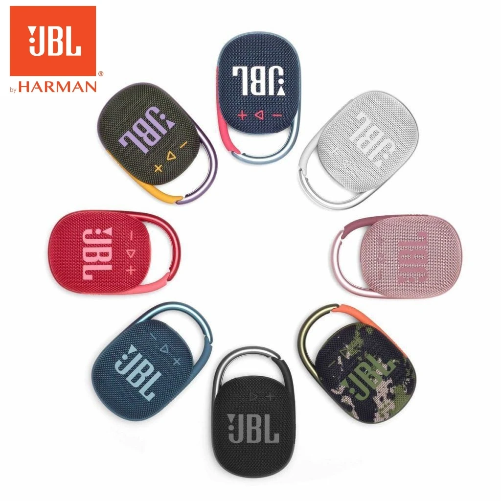 

100% оригинальный JBL CLIP 4 беспроводной Bluetooth-динамик портативный IPX67 водонепроницаемый внешний бас-динамик вечерние динамики