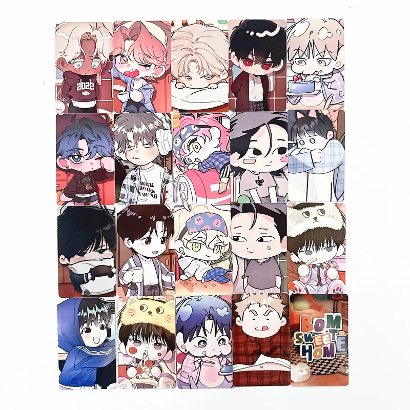 

Корейские фотокарточки Manhwa домашняя вечеринка 20 шт.