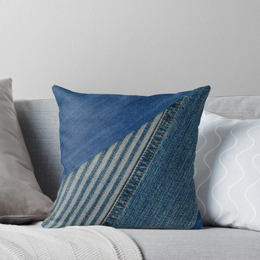 Смешанные пэчворк I love bluejeans джинсовые диванные подушки для дивана диванная