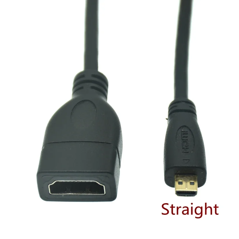 1080P Micro & Mini HDTV штекер вверх вниз правый левый угол 90 на HDMI-совместимый гнездовой преобразователь адаптер M-F удлинитель (art.: 3920ca7a87f0c) - 3920ca7a87f0c