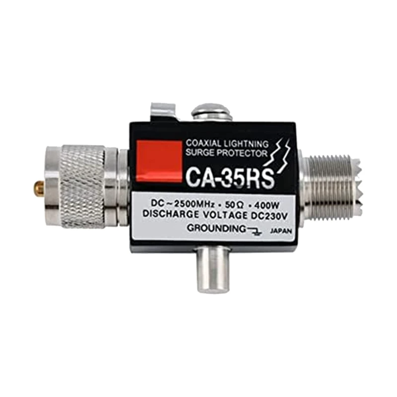 

1 Pcs UHF Coaxial Arrestor CA-35RS Arrestor Surge Protector Male To Female UHF Connector