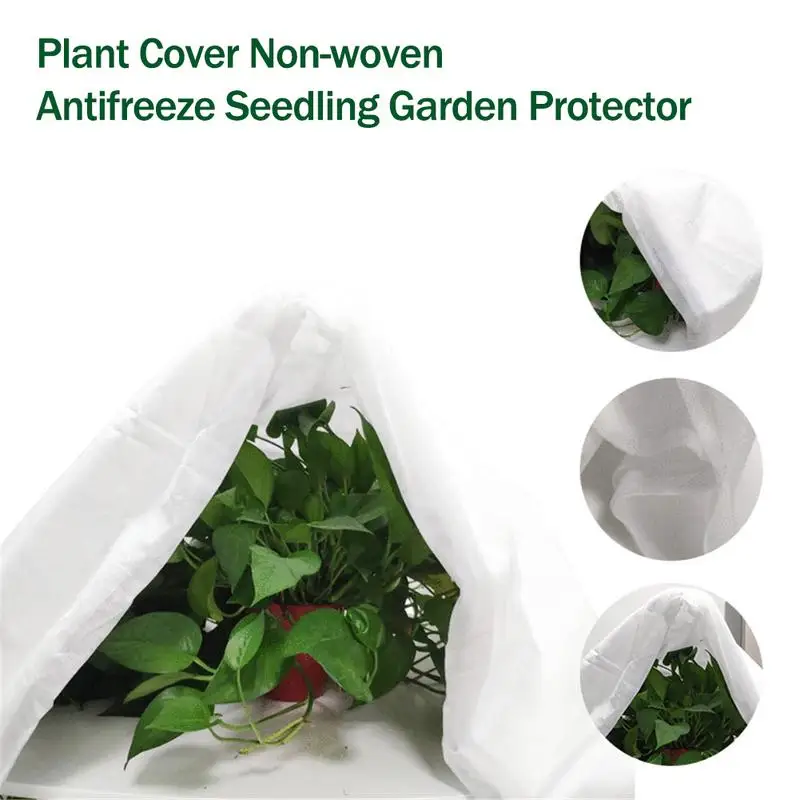 

Outdoor Frost Protection Blanket Plant Cover Non-woven Antifreeze Seedling Garden Protector For Winter Frost Cold Garden Device