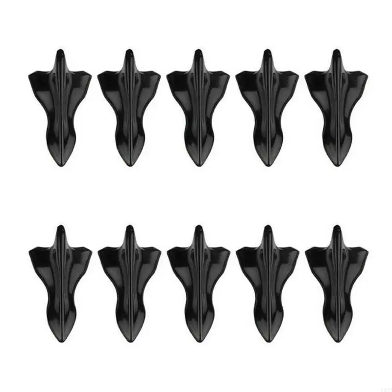 R58D 10PCS Universal Car Shark Fin Diffuser Vortexs Обновления генератора для использования крыши