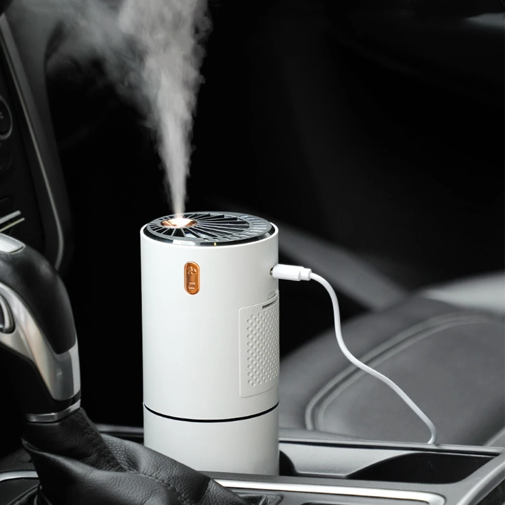 

230ml Car Ultrasonic Air Humidifier USB Negative Ion Air Purifier For Home Room Eliminate Odor Anion Cleaner Electric Mist Maker