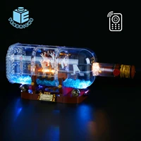 yeabricks led light kit for 21313 ship in a bottle building blocks set not include the model toys for children rc version