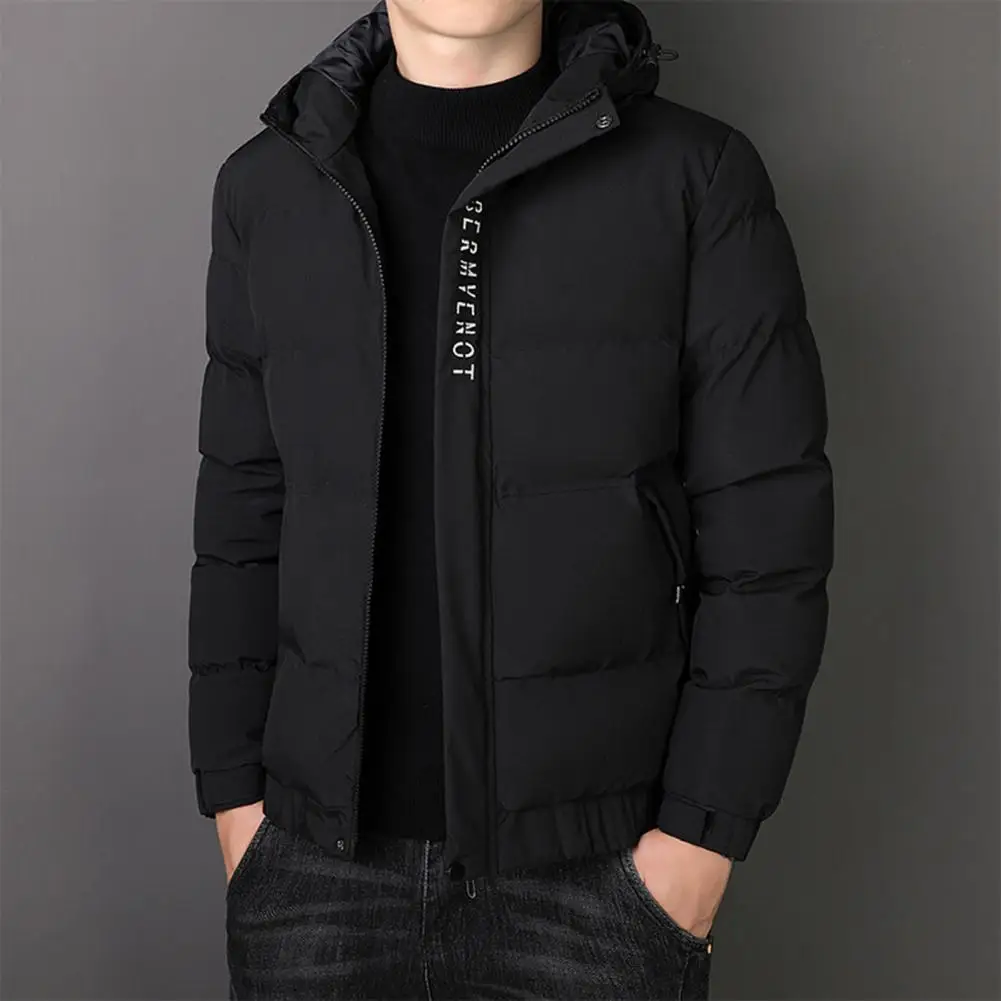 

Трендовое Мужское пальто на молнии, зимняя куртка, эластичное Женское пальто