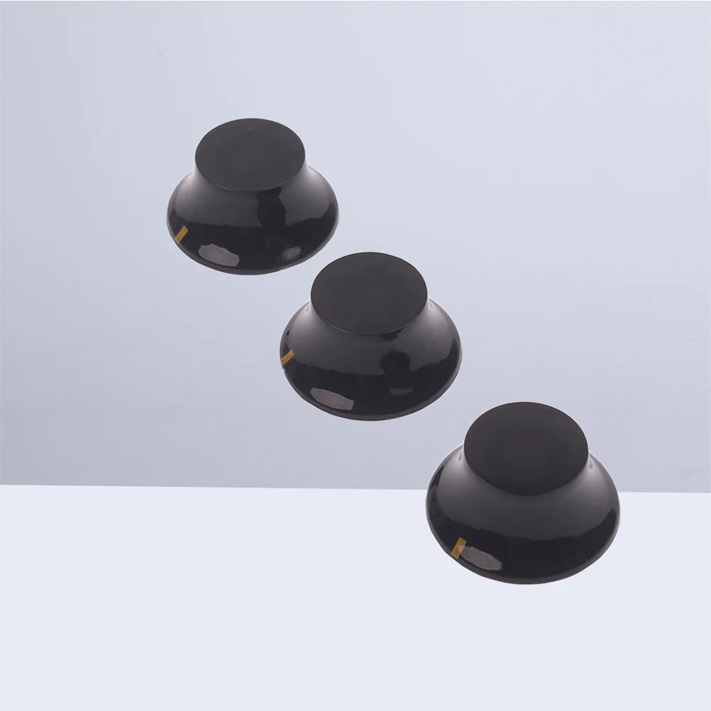 

3 PCS/ Pack Amp Knobs Dome Knob Potentiometer Knob Bass Knob for Amp Guitar Knobs Bass Knob Universal Bass Knob