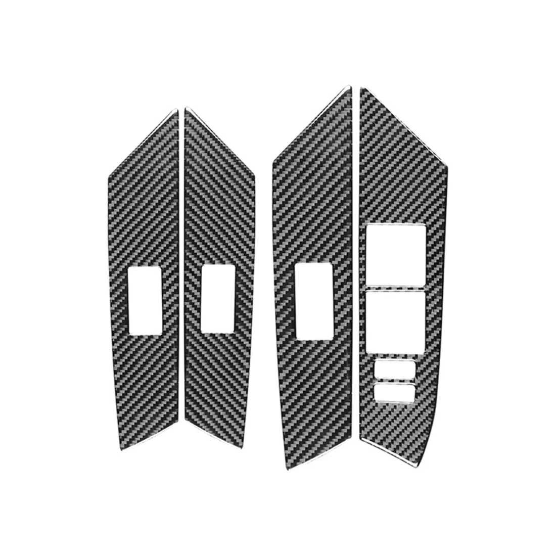 

Оконная переключатель панель отделка рамка углеродное волокно декоративная наклейка для Toyota RAV4 2014 2015 2016 2017 2018 LHD