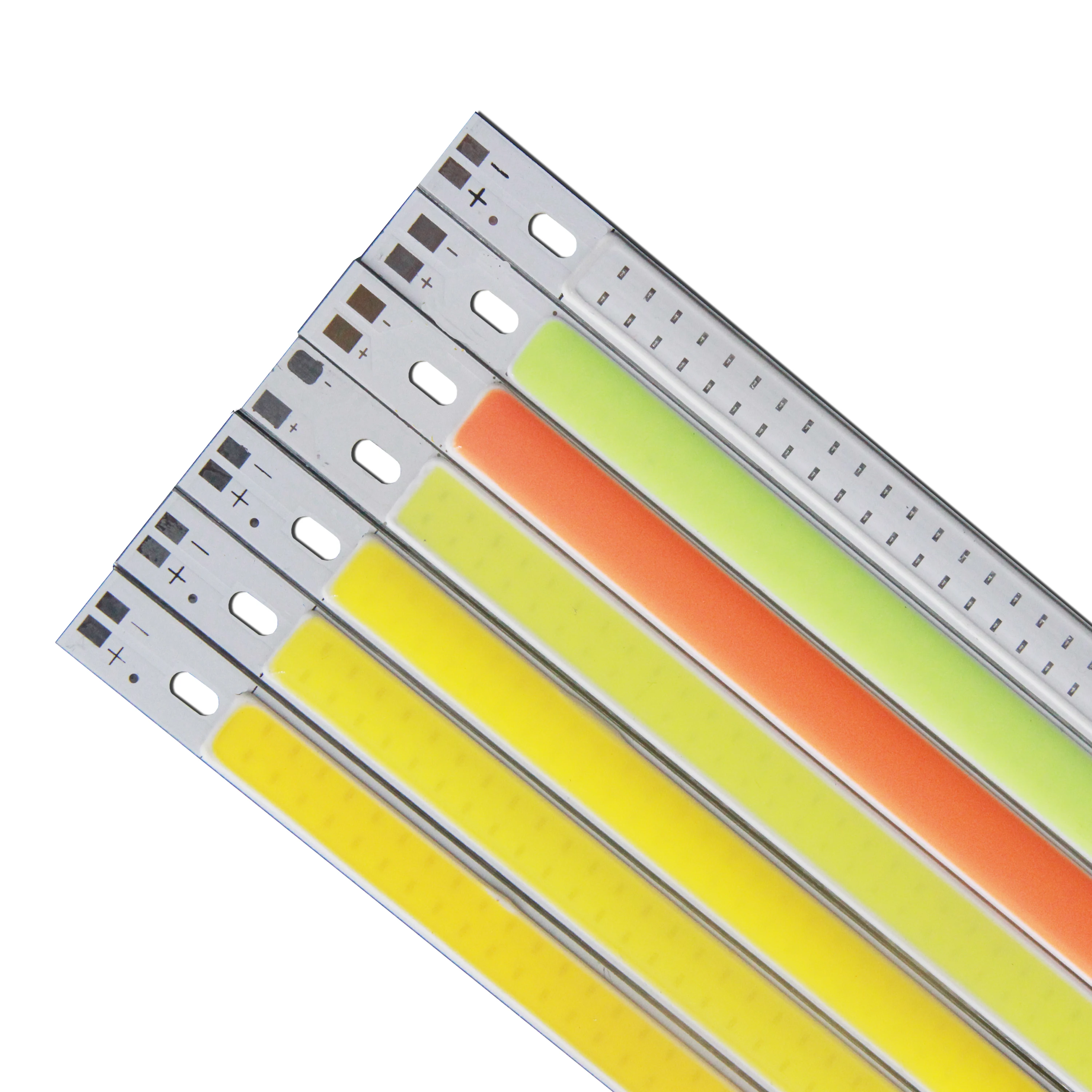 FTZOTOF 200x10mm LED COB пластырь штрих лампа 10W DC 12 - 14V 1000LM синий зеленый красный холодный