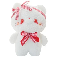 nice kawaii animal keychain stuffed toys rabbit handbag toy decoration cartoon cat doll for girls christmas gift