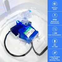 water pump led light pet cat water fountain motor accessories replacement for cat flowers drinking bowl water dispenser