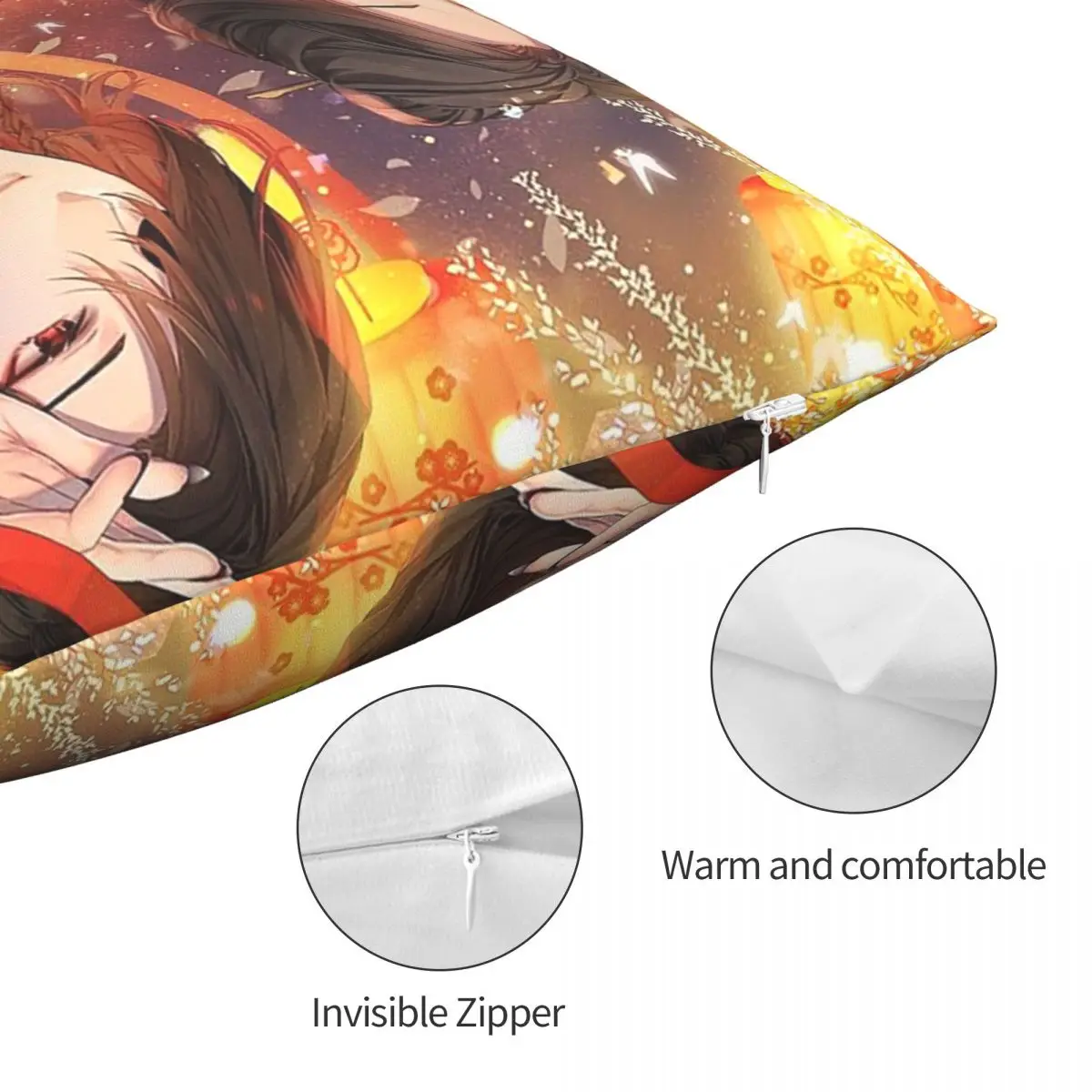 Xie Lian Hua Cheng Чехол-подушка для ЛГБТ аниме Yaoi | Дом и сад