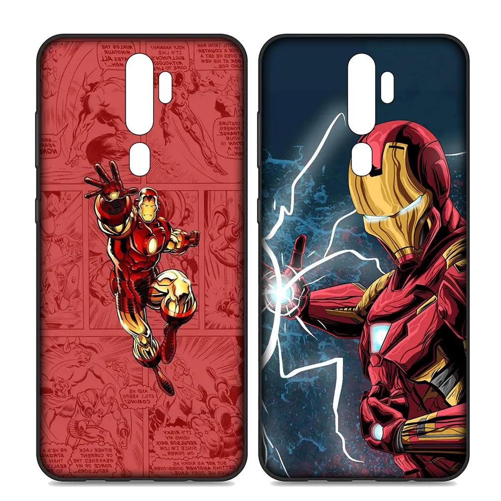 Защитный чехол IronMan для телефона с супергероями Xiaomi Redmi Note 12 14C 13C A3 13 Pro Plus 12s A3X Note13