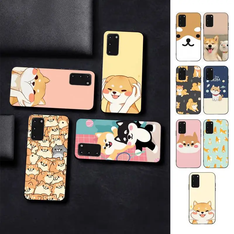 

Cartoon Cute Shiba Inu Phone Case for Samsung S10 21 20 9 8 plus lite S20 UlTRA 7edge