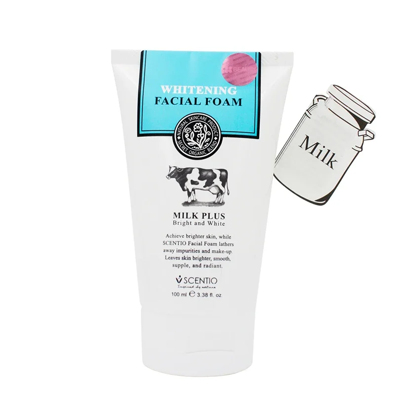 Фото Пенка для умывания Beauty Buffet Scentio Milk Plus Q10, отбеливающая, для нежного очищения и сияния кожи, Таиланд №1